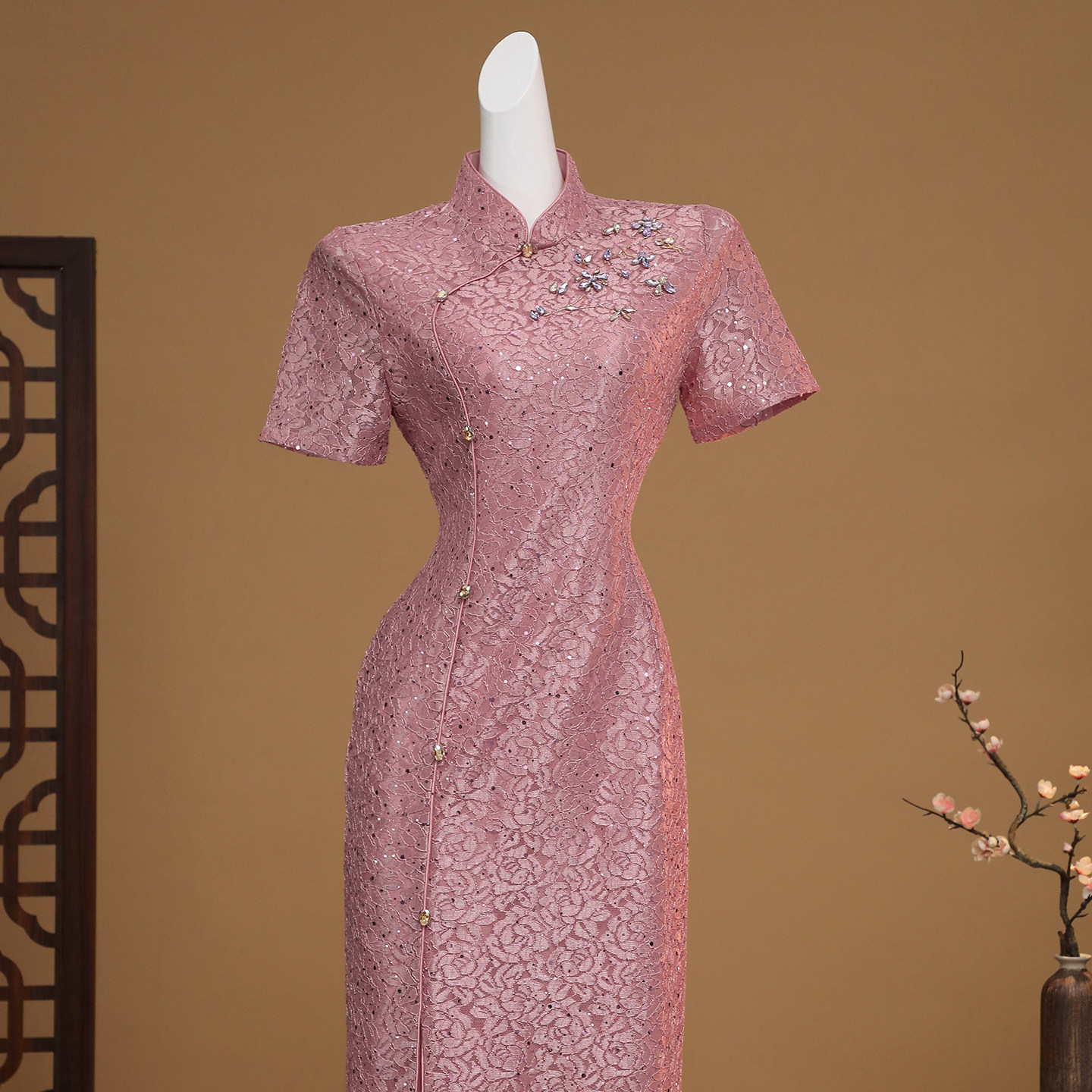 回娘家旗袍2025新款夏季高端妈妈