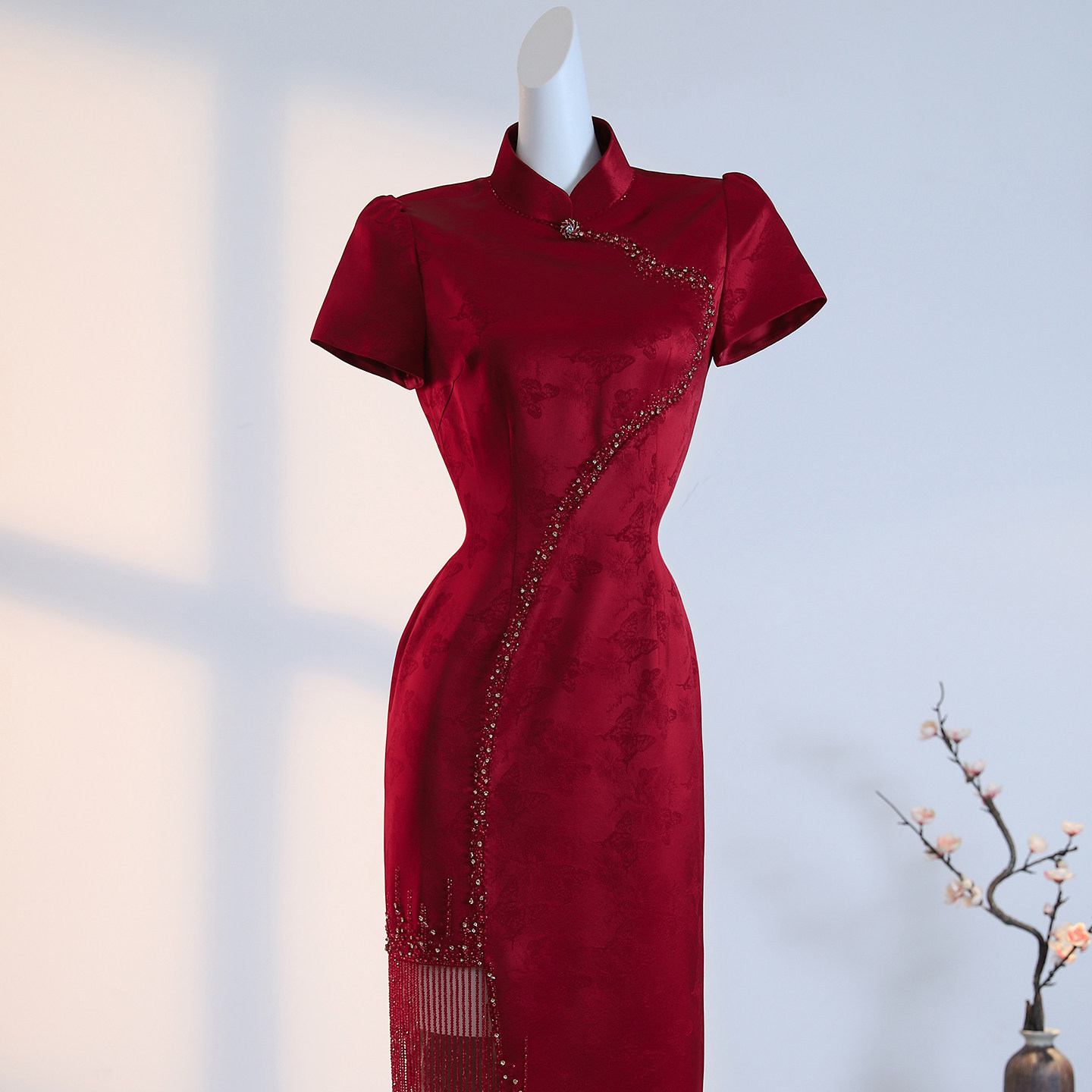 回娘家旗袍2025新款高端喜婆婆