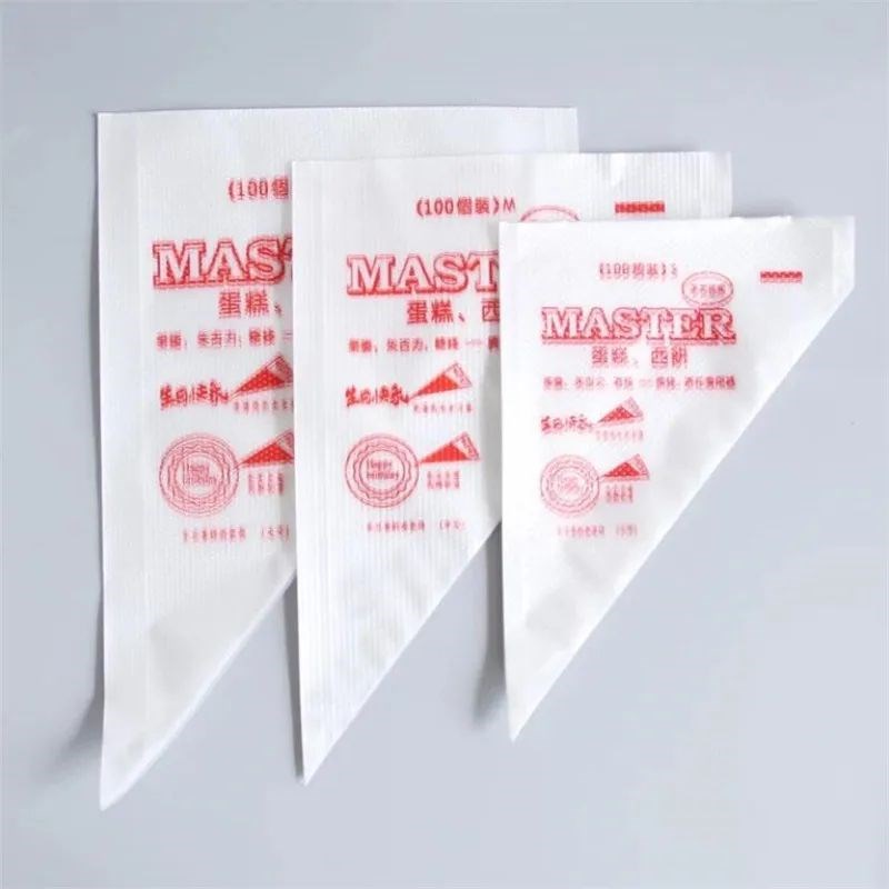 100Pcs Digsposable Pastry Piping Bags Cake Decoration Kitche