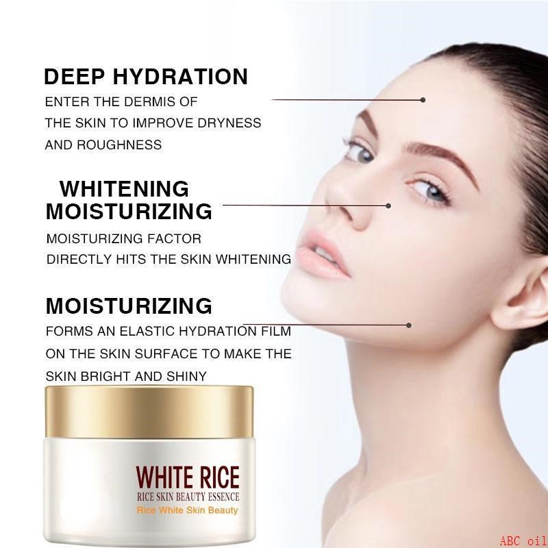 White Rice Whitening Face CreamD Anti Aging Remove Wrinkles