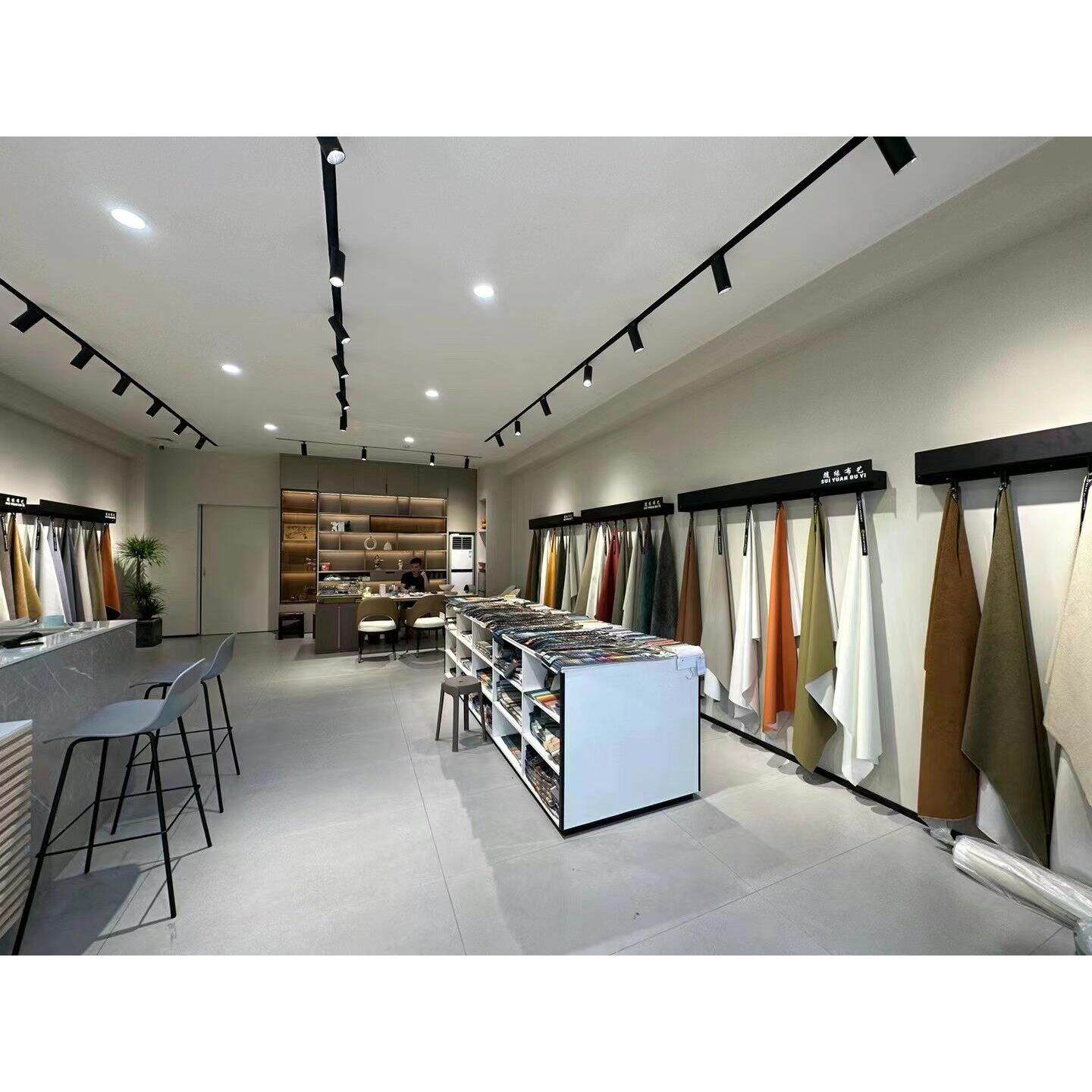 家纺店展架样布布料样品展示架双面皮革面料样板陈列架子吊卡货架