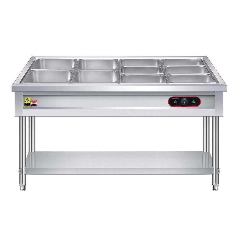 快餐保温台商用不锈钢售饭台电加热汤池食堂打菜售菜台保温快餐车,厨房电器,烘焙电器组合套装,淘宝优惠券,粉丝福利购,淘宝优惠卷
