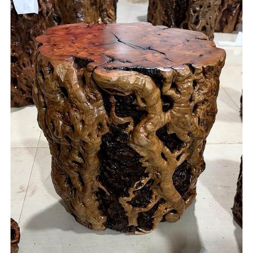 枣木墩子凳子根雕木墩实木原木底座茶台凳花架茶几桩鱼缸圆木根雕