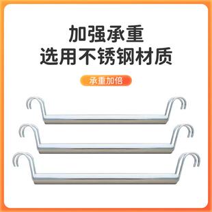 防尘帘货架衣柜不锈钢配件挂衣杆专用开 放式挂衣架室内衣橱帘子