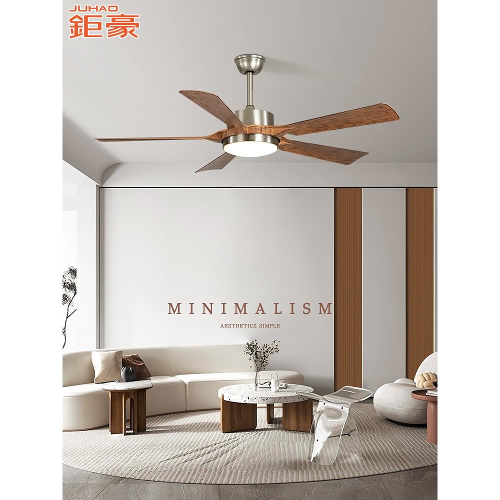 风扇灯客厅灯静音风扇综合餐厅灯护眼古董风格卧室2025新款吊扇灯