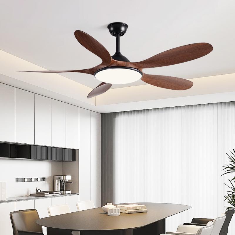 餐厅风扇灯2025新款吊扇灯大风力客厅卧室家用风扇吊灯一体大尺寸