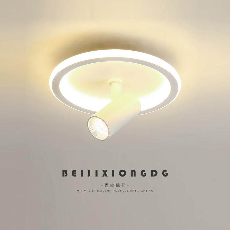 走道灯走廊灯简约现代吸顶灯入户玄关阳台明装射灯商用旋转天花板