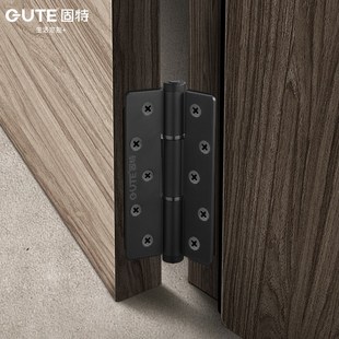 固特隐形门合页弹簧液缓冲自动关门回弹闭门暗门反弹铰链闭门器