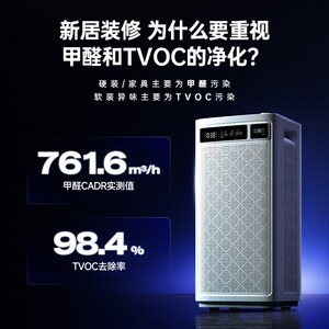 【新品】舒乐氏空气净化器KJ1000F-B01-PLUS版