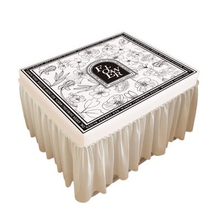 简约轻奢床头柜盖布遮丑罩全包保护垫家用防水防滑高级感北欧新款