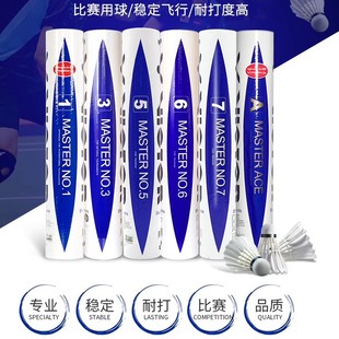 VICTOR威克多胜利专业比赛羽毛球训练耐打鹅毛球大师1号3号4号6号