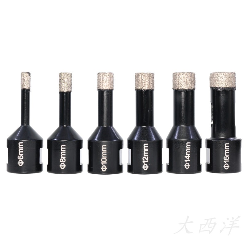M14角磨机专用钎焊金刚石开孔器大理石岩板混凝土打孔干打钻头