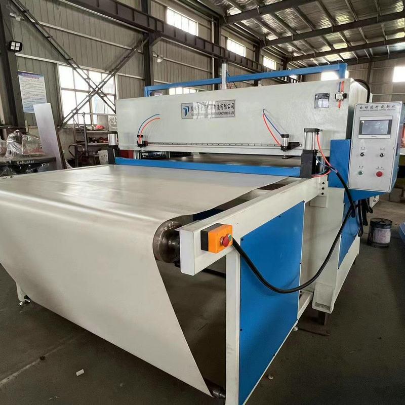 1800*100四缸六柱150吨皮带式模切机瑜伽垫地垫硅藻泥垫裁断机