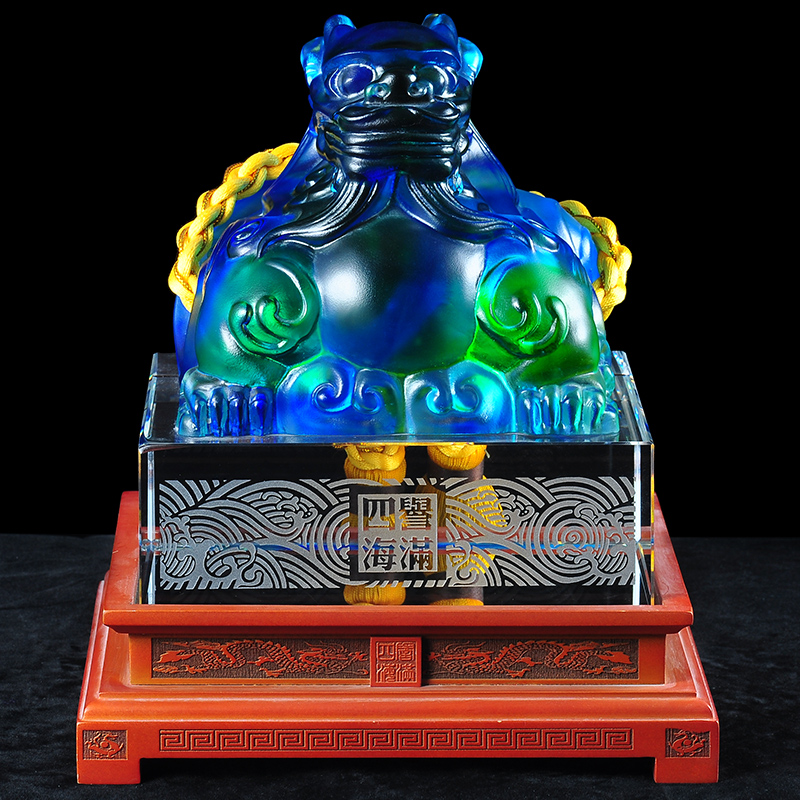 琉璃玉玺摆件印章貔貅办公室老板桌面装饰品会议活动纪念商务礼品