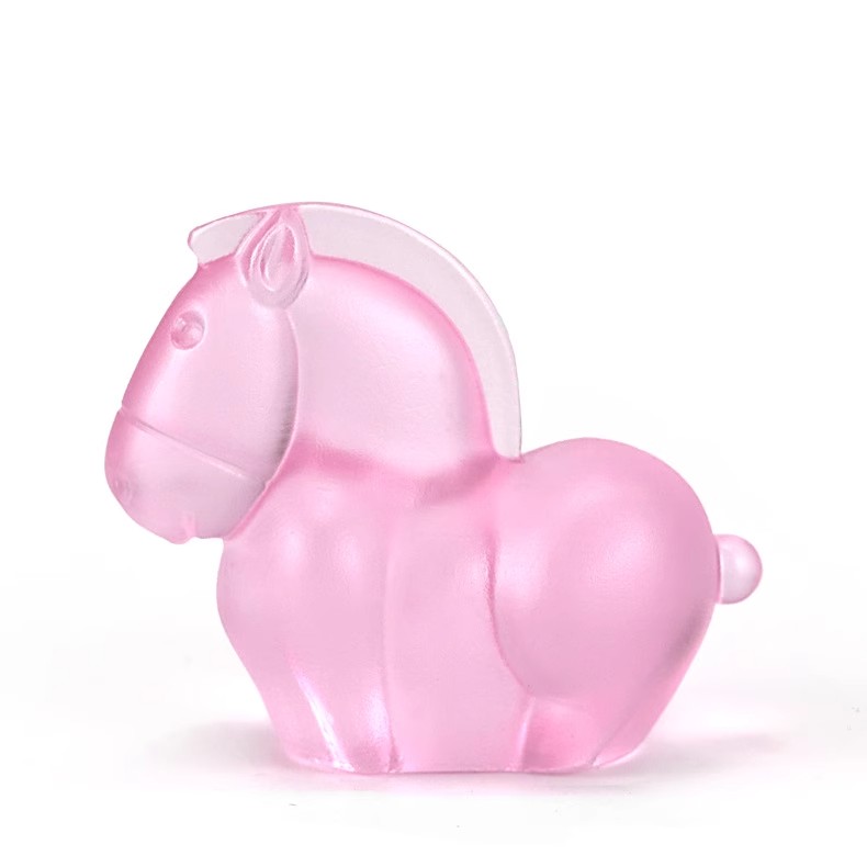 琉璃生肖马摆件桌面工艺品