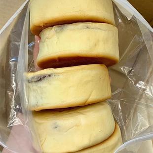 山东喜饼紫米夹心花生芝麻松软烧饼乳山喜饼胶东大饽饽无馅烧饼