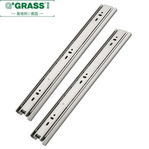 格拉斯GRASS4510抽屉轨道滑轨导轨滑三节轨静音家用衣柜橱柜抽屉
