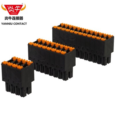 2EDGKNH 5.08 双排 双层 弹簧插拨式PCB接线端子2EDGVHC 2EDGRHC