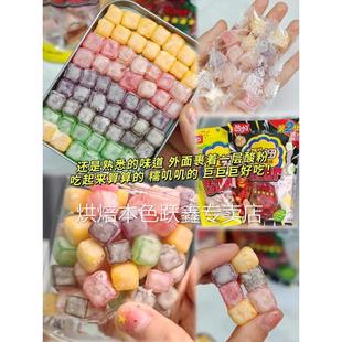 酸妞二代酸妞Plus软糖小方糖酸皮豆罐装酸妞全家桶怀旧解馋小零食