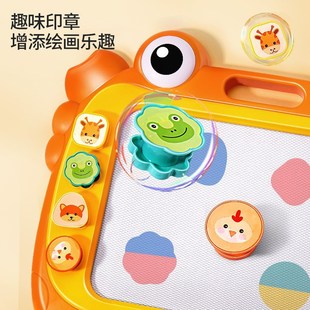 儿童画板家用幼儿磁性写字板一岁宝宝2涂鸦3磁力画画玩具画写板大
