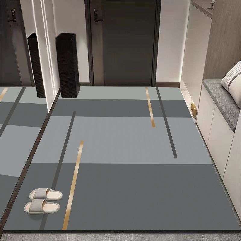 硅藻泥可裁剪地垫入户门垫进门除尘防滑吸水脚垫浴室厕所门口地毯