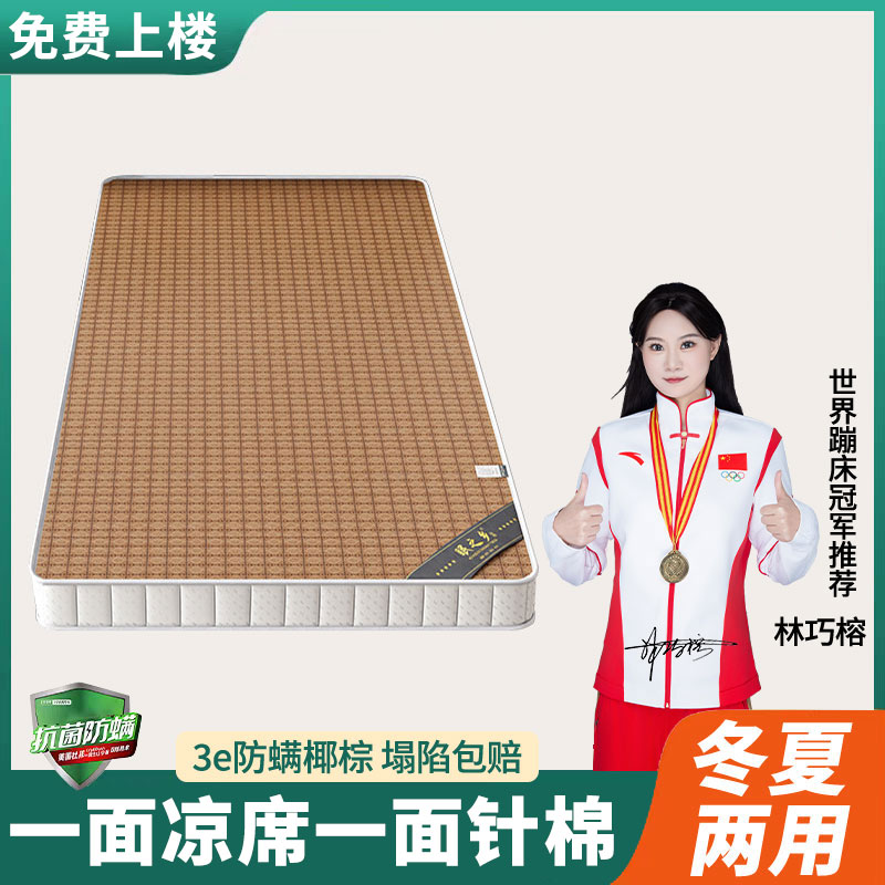 棕垫床垫硬垫子家用天然椰棕折叠棕榈护腰护脊冬夏两用儿童席梦思