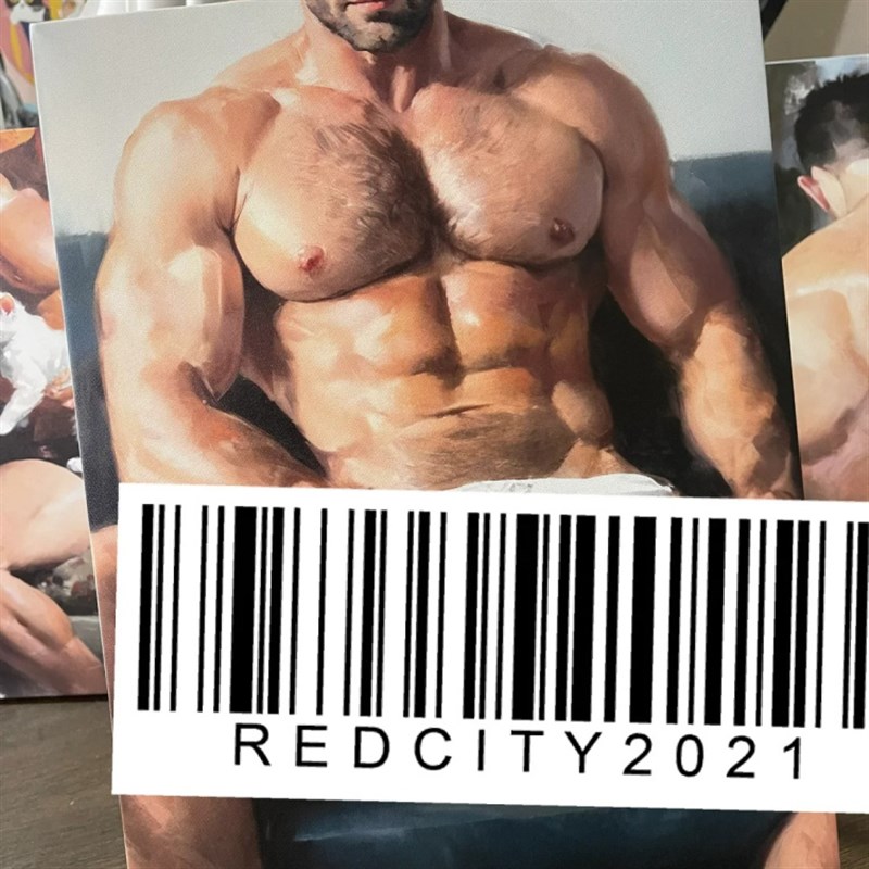 熟男肌肉男高清装饰画卧室挂画喷绘油画房间室内挂墙靠墙型男图片
