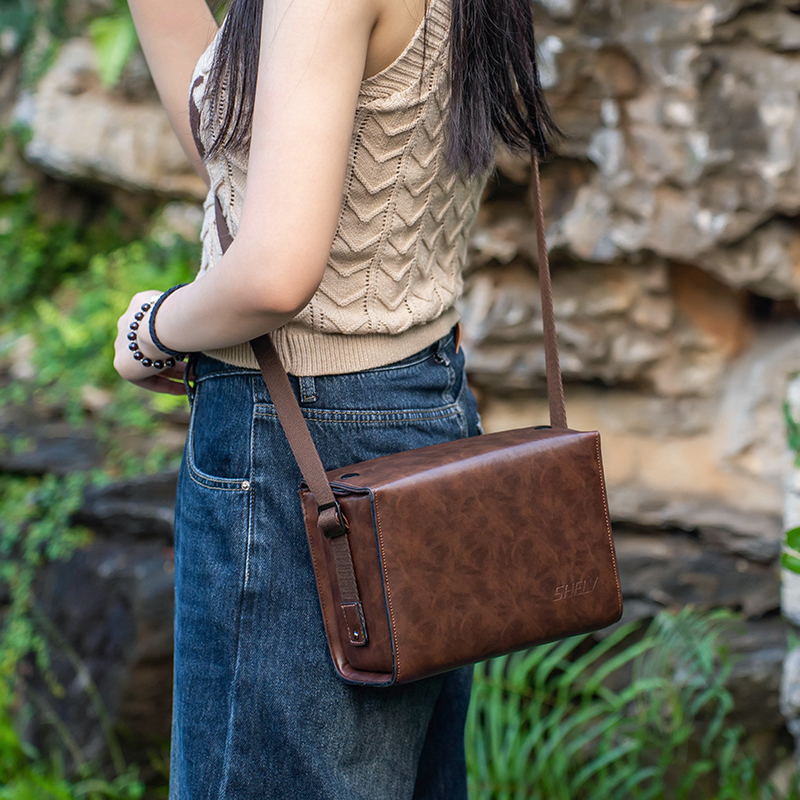 摄侣相机包佳能R50r10R6索尼zve10a7c2微单收纳包富士XT5xs20x100vixt50XM5斜跨包拍立得单肩便携单反摄影包