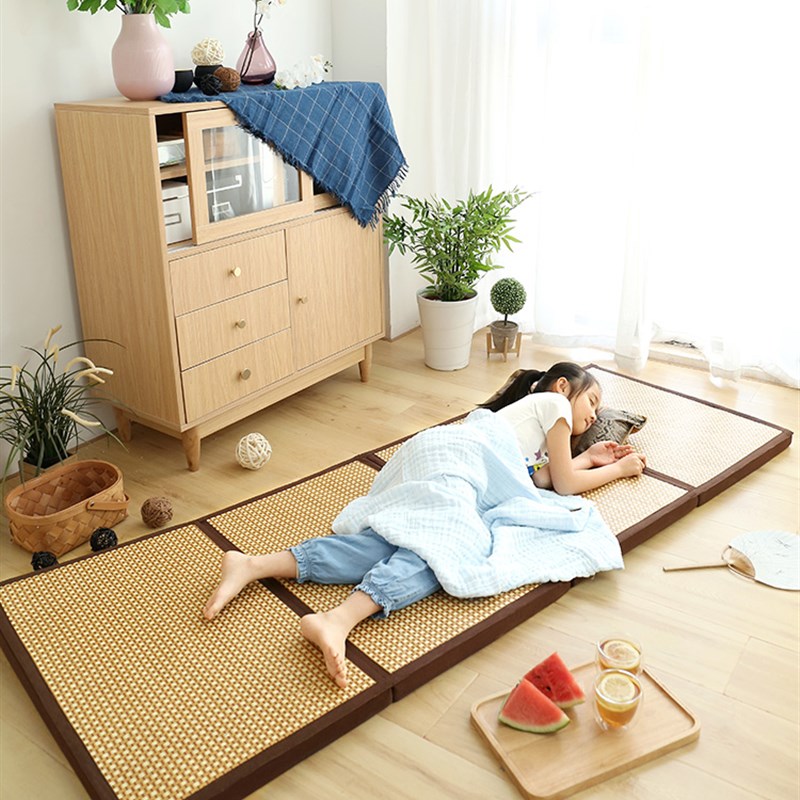 日式折叠地垫加厚四季爬行垫办公室午睡垫卧室阳台地板垫打地铺垫