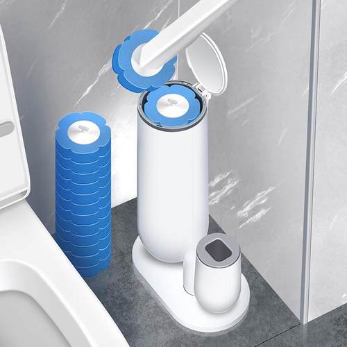 日式精工MUJIE一次性马桶刷家用卫生间无死角洗厕所刷子神器可抛