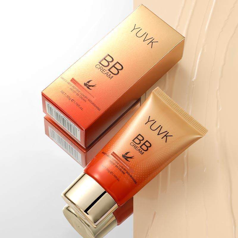 鸟巢肽Bb霜液体粉底隔离遮瑕膏保湿不卸妆不粘粉三合一懒妆霜