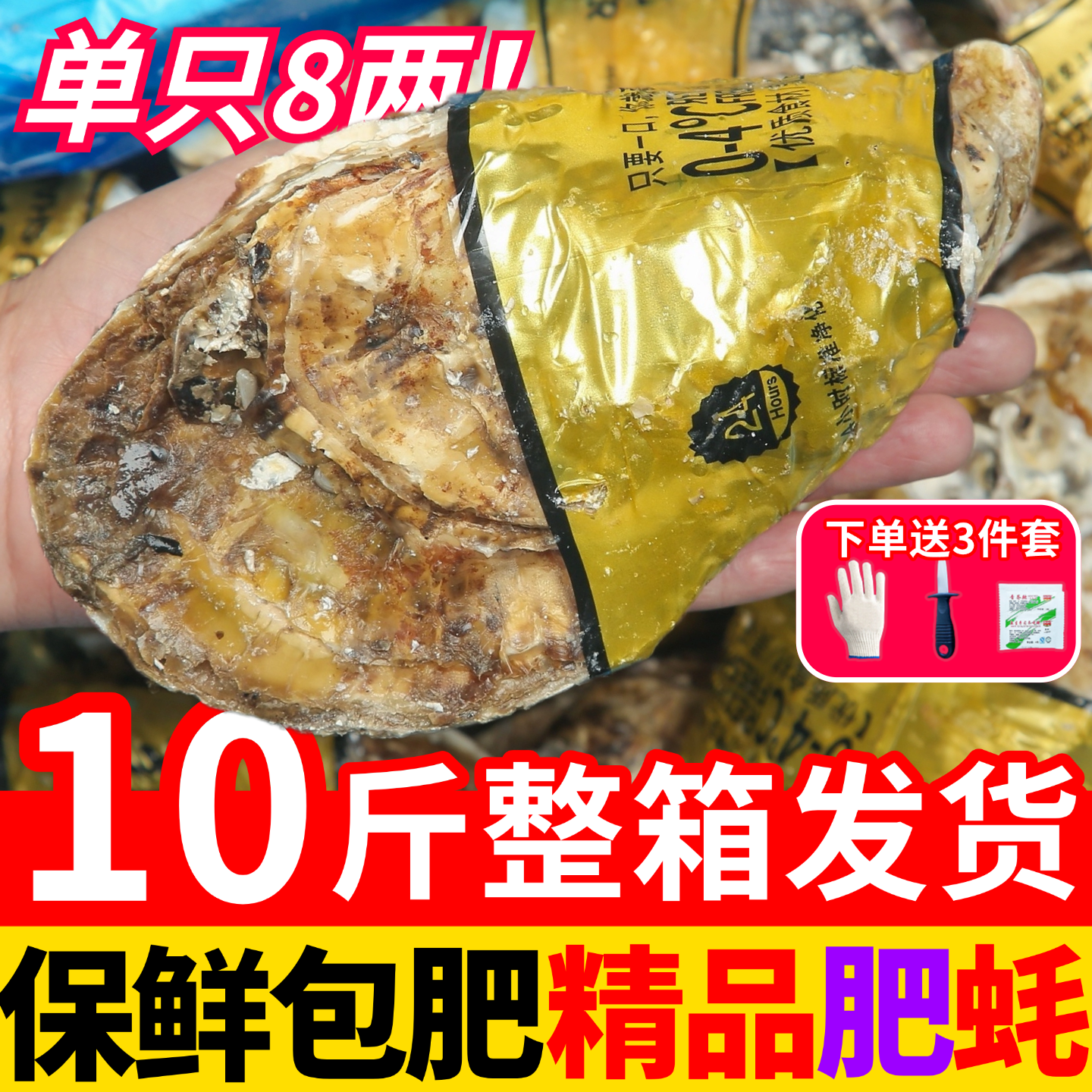生蚝鲜活10斤带箱海鲜水产海蛎子新鲜大牡蛎肉批发烧烤商用顺丰