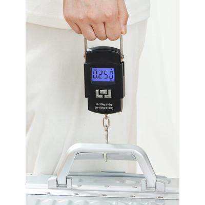 日本家用迷你称重电子称手提秤便携式高精度弹簧秤快递称小秤行李