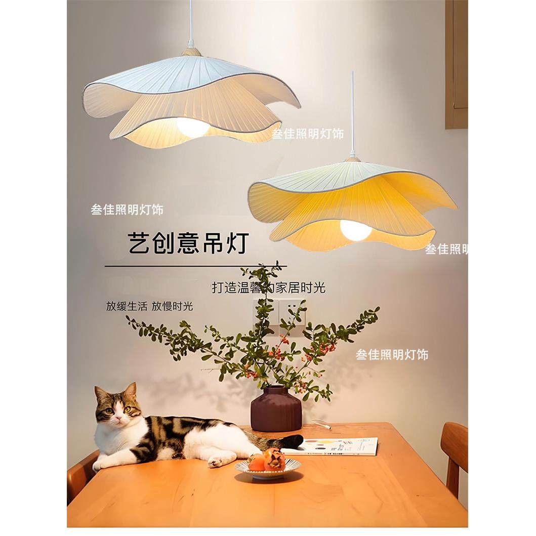 创意法式轻奢艺术网红灯罩奶油风餐厅吊灯具客厅卧室民宿布艺覆古,家装灯饰光源,餐厅吊灯,淘宝优惠券,粉丝福利购,淘宝优惠卷