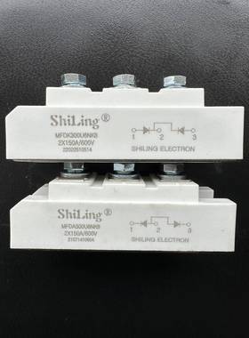 世菱2X150A/600V等离子二次整流模块300A600V MFDA300U6NK8