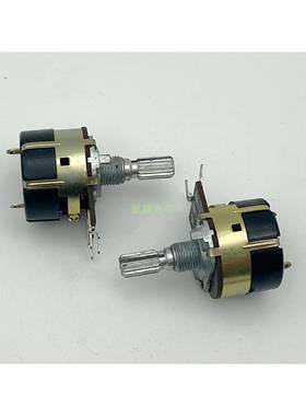 WH138型 单联带旋转开关电位器 B500K 调音调速调光 台灯开关