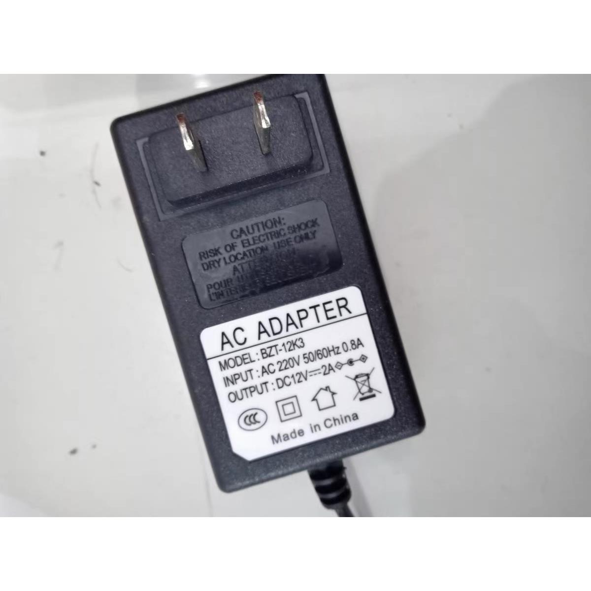 DVR监控录像机摄像头19/22/24寸液晶显示器12V 2A电源适配器线