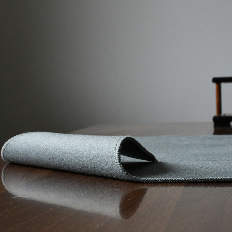 赵北纯羊毛书画毛毡垫书法专用垫 银灰色毛笔字垫咖白色画毡文房