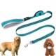 宠物狗狗牵引绳多功能不勒手带垃圾包遛狗绳防爆冲夜间反光牵带