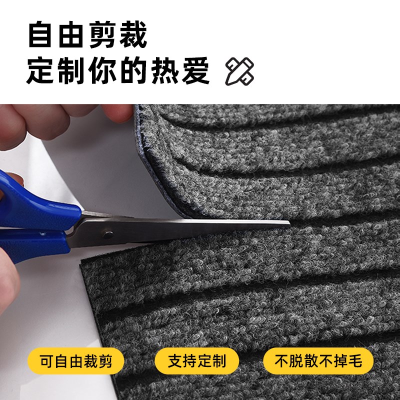 入户门地垫进门防滑脚垫子玄关门垫家用厨房防油耐脏地毯尺寸定制