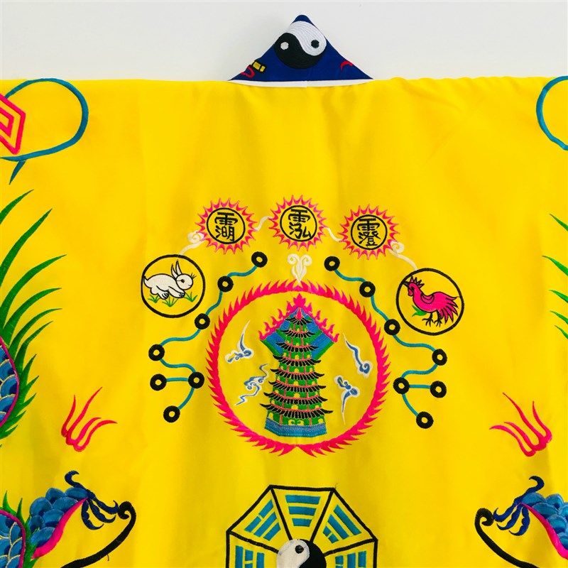 道家用品道士服道袍道服高功法衣双龙衣双L龙降衣双龙法衣单层薄