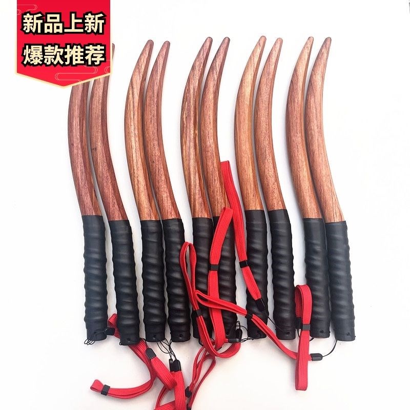 龙舟鼓棒 月牙p鼓槌 硬木鼓棒加粗 一对价格
