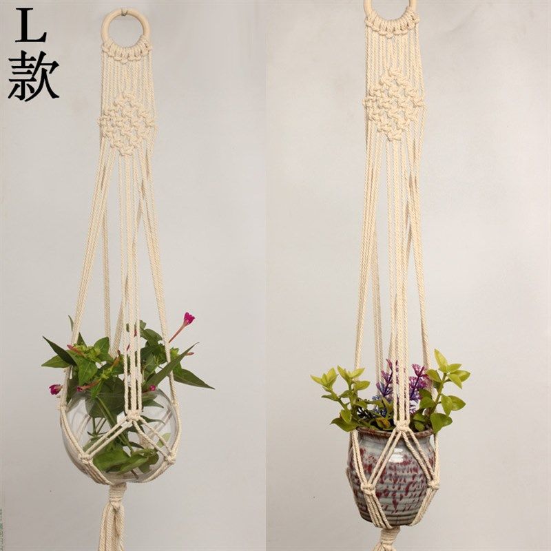 园艺绿化花盆麻绳吊网 花盆吊篮网兜 悬挂吊篮手工编织细麻绳,鲜花速递/花卉仿真/绿植园艺,花盆,淘宝优惠券,粉丝福利购,淘宝优惠卷
