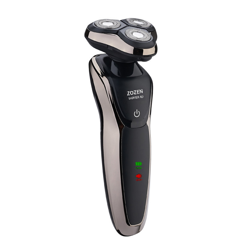 4D智能电动剃须刀USB充电式刮胡刀三刀头胡子刀全身水洗男士胡须