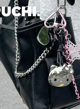 《MiuM.粉墨kitty牌》PUCHI.噗哧商店 miu系粉色豹纹甜酷包挂