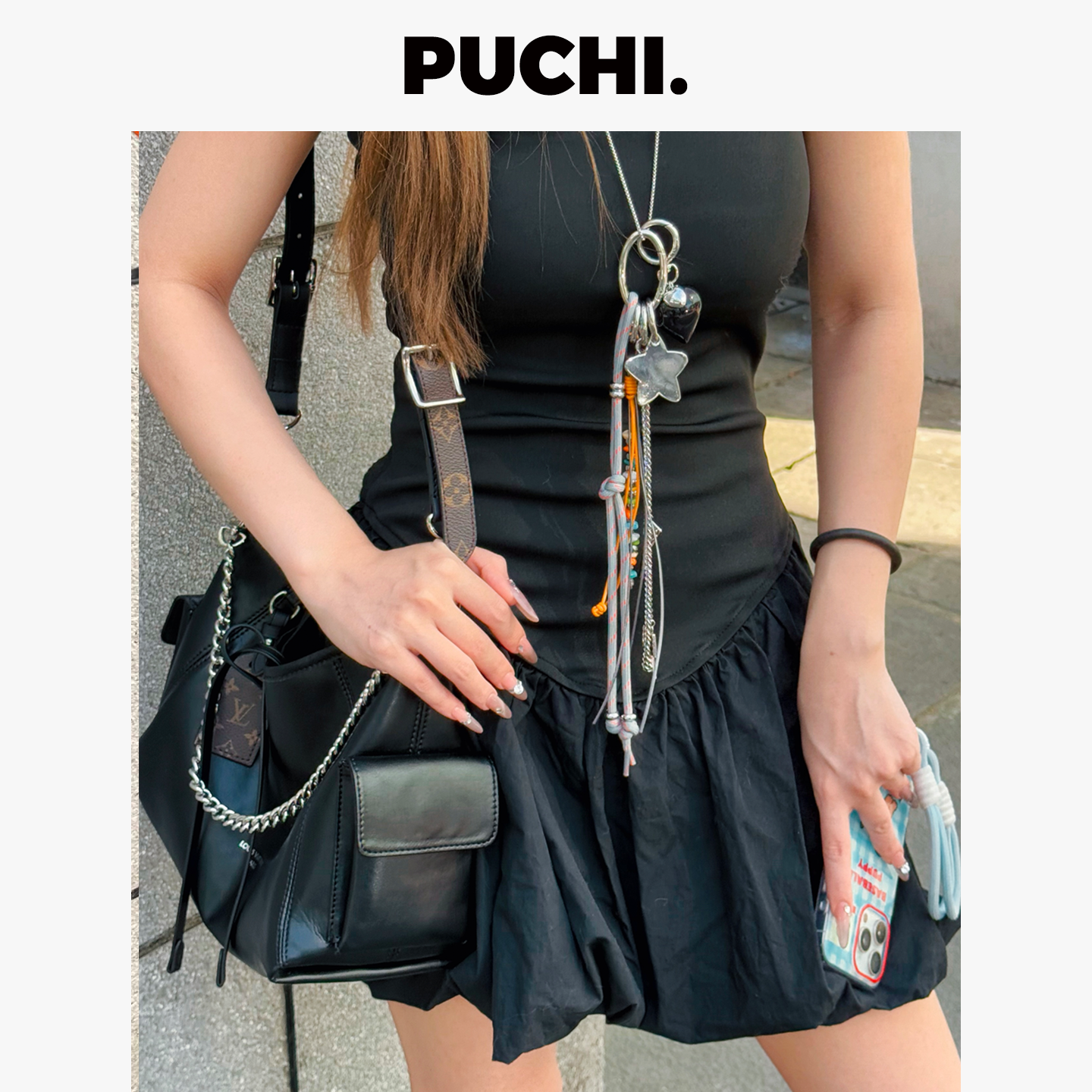 《MiuM.多巴胺》少女感彩色挂饰多巴胺串珠金属韩系Ins包包挂饰