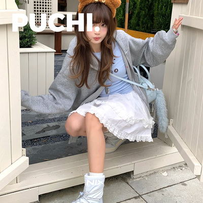 《MIU.M》秋冬毛绒大尾巴挂件豹纹纯色毛绒尾巴配饰