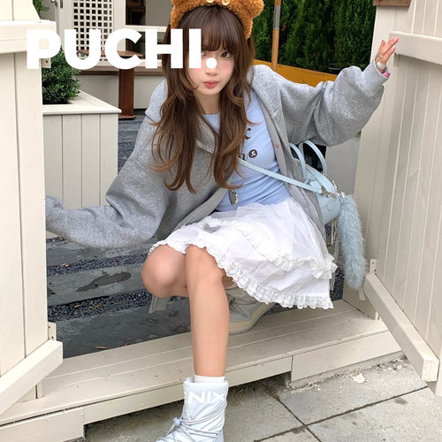 《MIU.M》秋冬毛绒大尾巴挂件豹纹纯色毛绒尾巴配饰