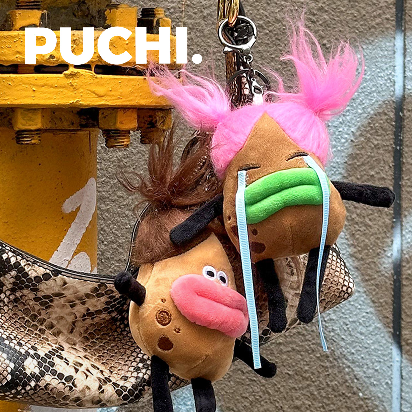 《Fluffy.小黑薯》 炸毛丑萌土豆君毛绒可爱挂件玩偶丑萌包包挂饰