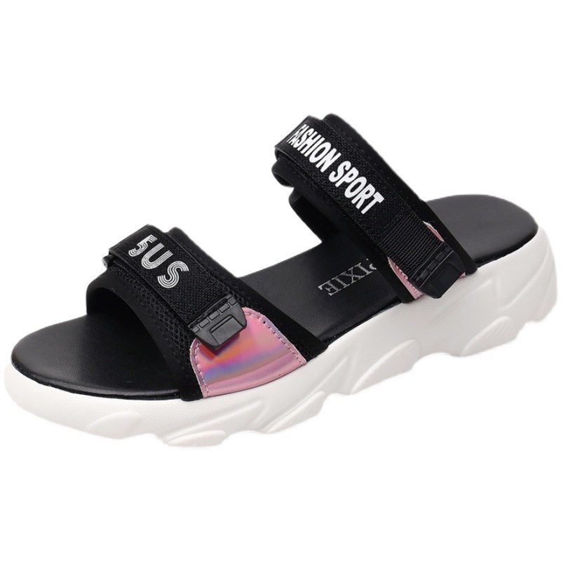 凉拖鞋女外穿2025夏季新款时尚平底C一字凉鞋小码34防滑大码41-43